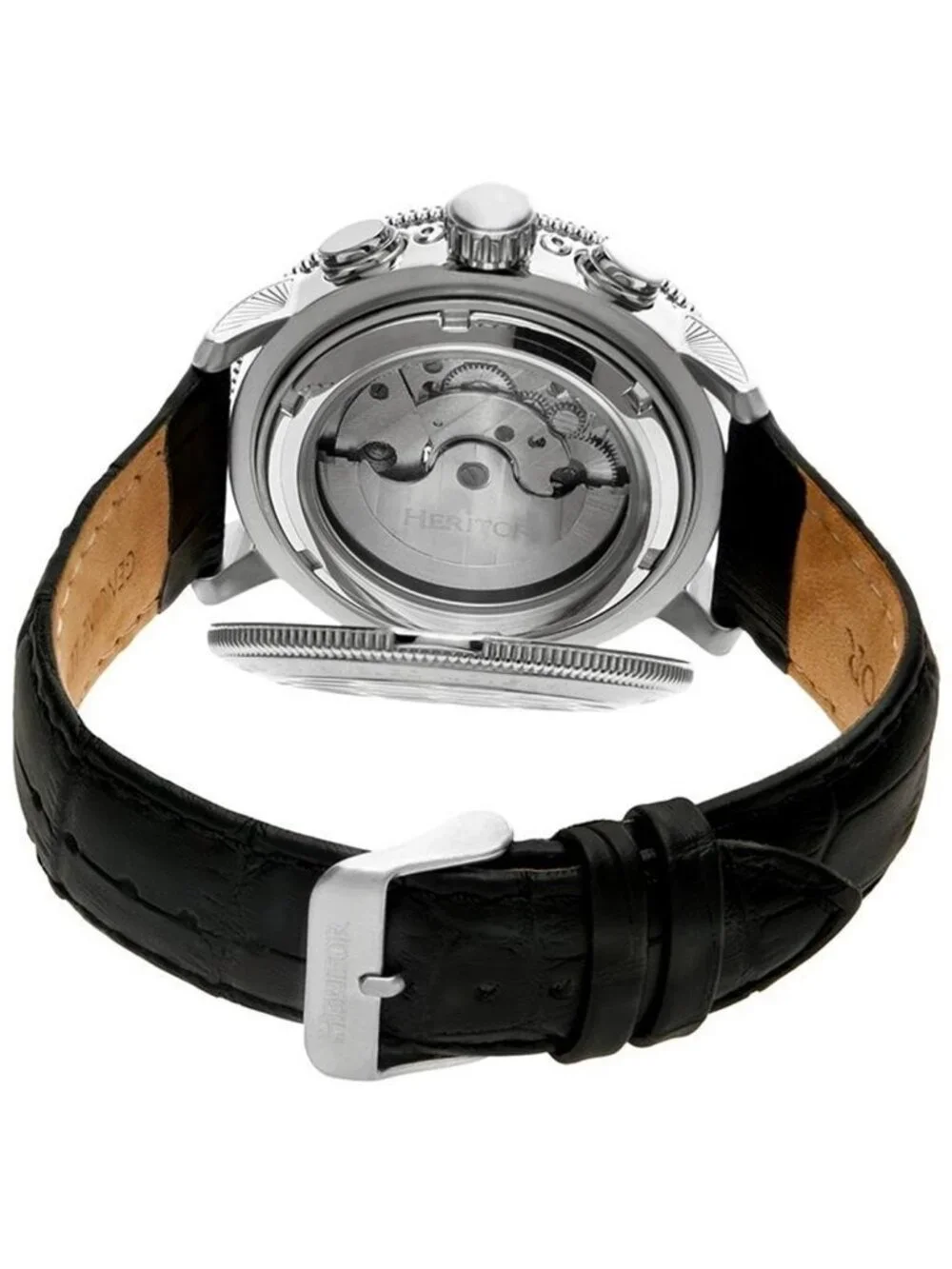 NWT Heritor Aura Automatic Vitreous Enamel Dial Men's Watch